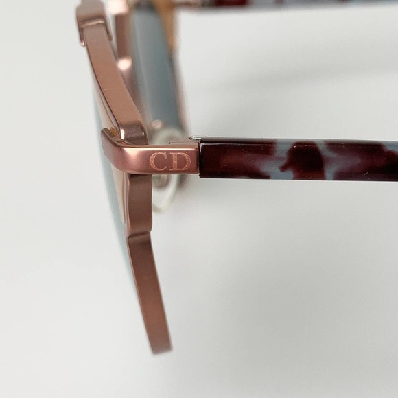 Dior SO Real Rose Pink Mirrored Blue Havana Sunglasses RJP0J - Picture 3 of 8